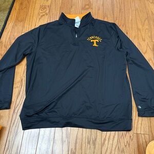 Columbia Black and Orange Athletic Sweatshirt
